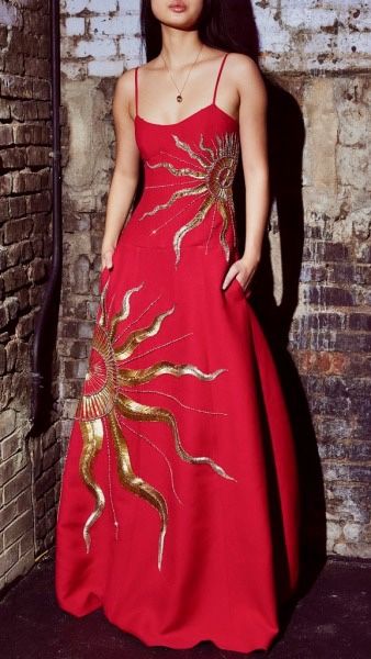 formaldressy--Red/Purple Vintage Elegant Long Satin Prom Dress gh5638