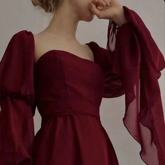 Beautiful Vintage Romantic A-line Blue Prom Dress Evening Dress    cg25819
