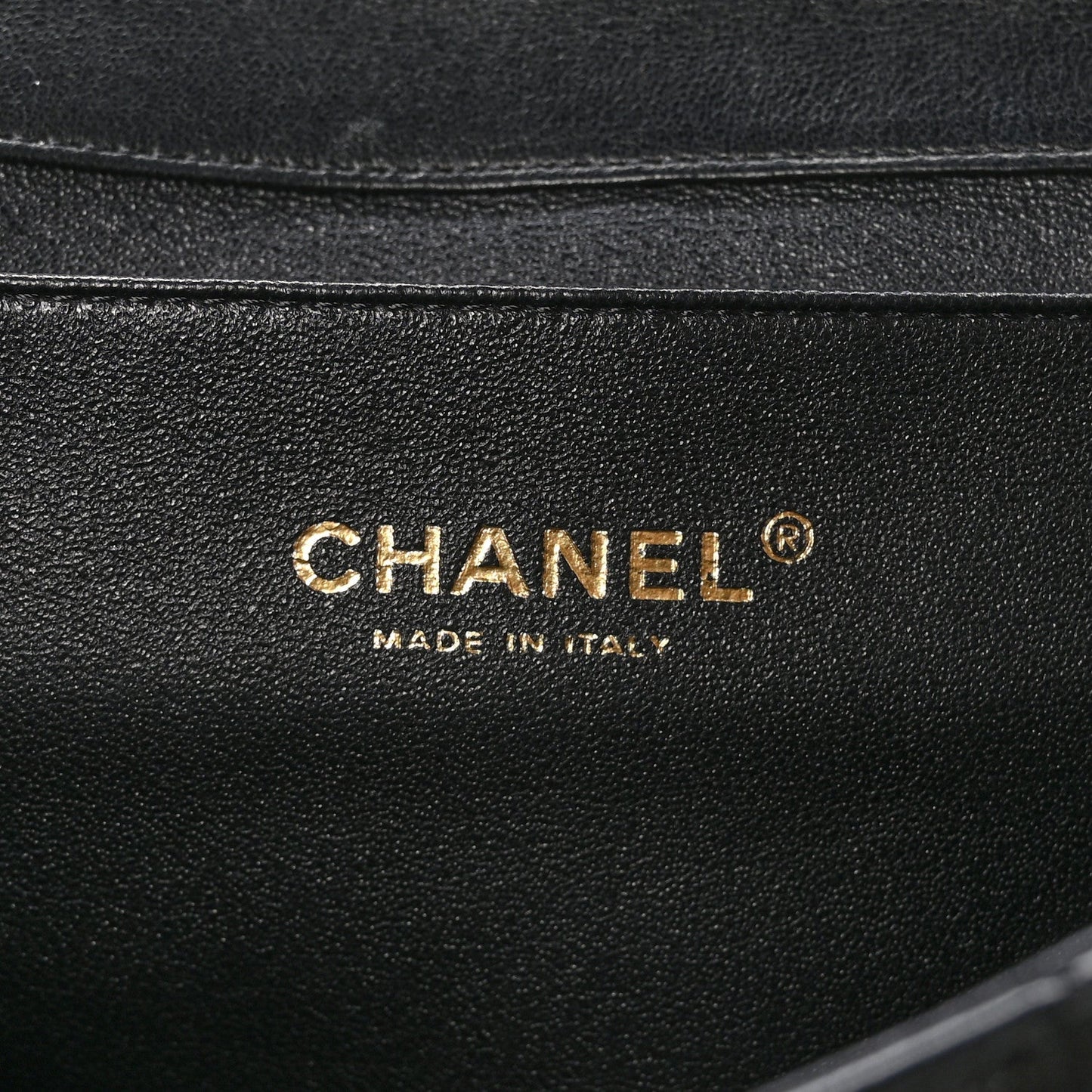 Lambskin Quilted Clutch With Chain Flap Black