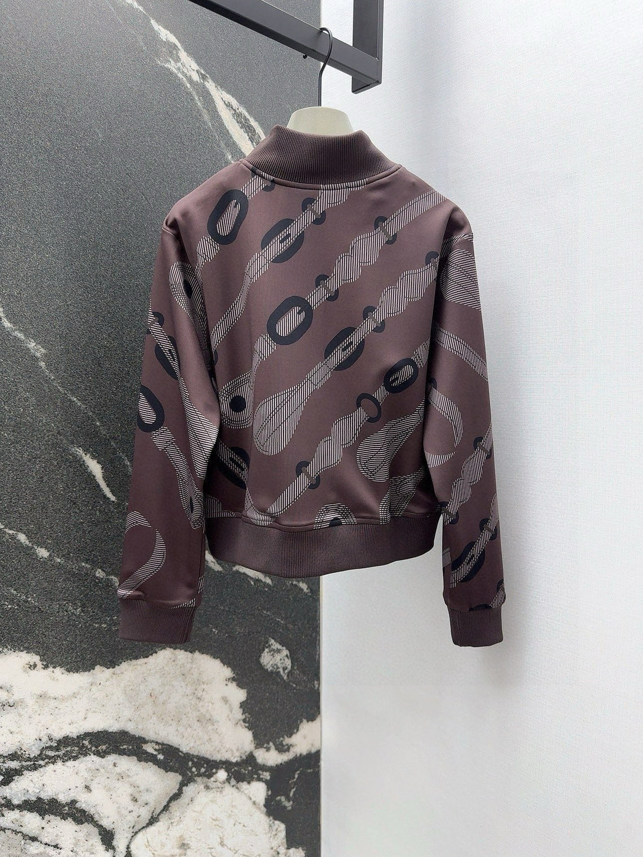 HERMES 25S SWEATSHIRT AND SKIRT SET 528320