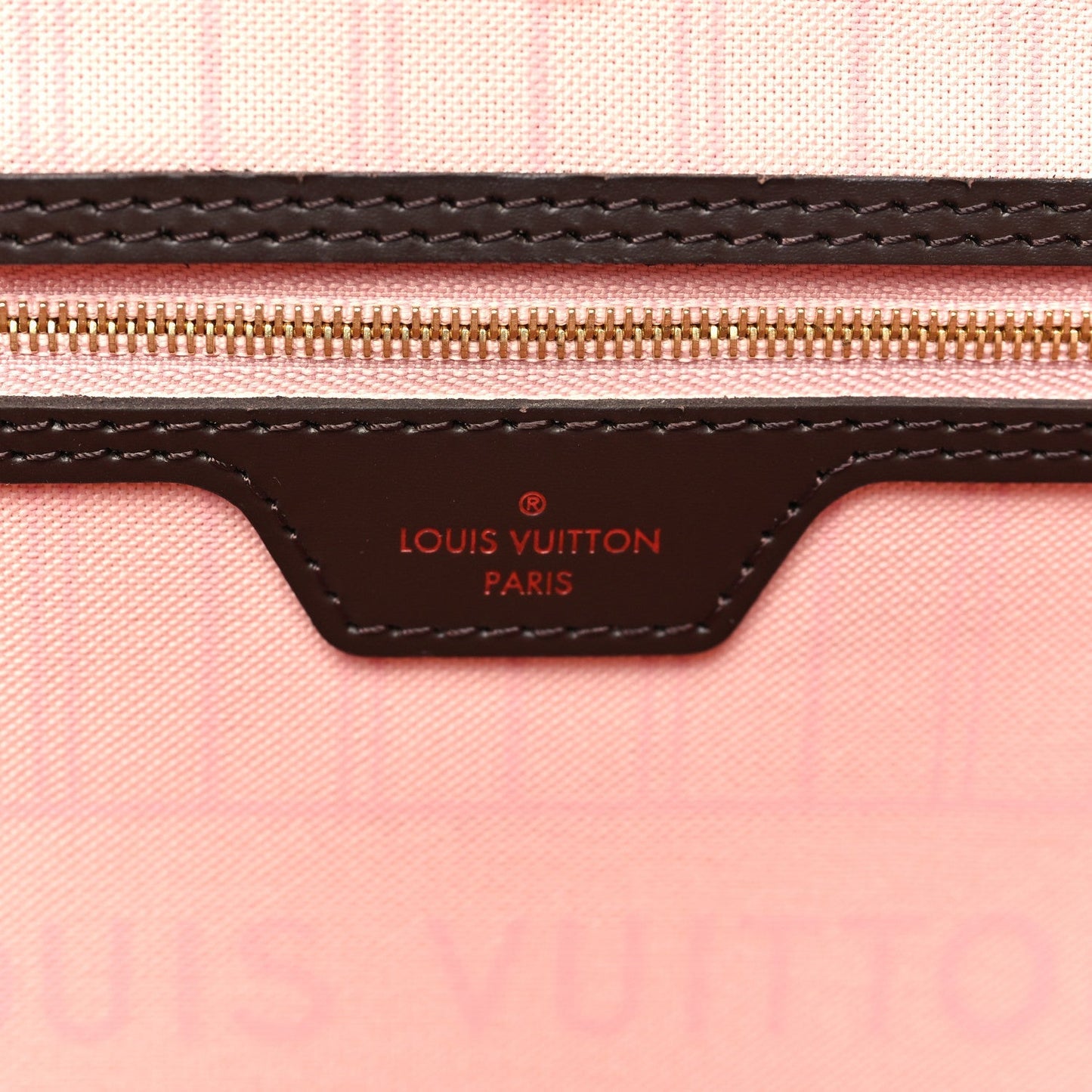 Damier Ebene Neo Neverfull MM Rose Ballerine
