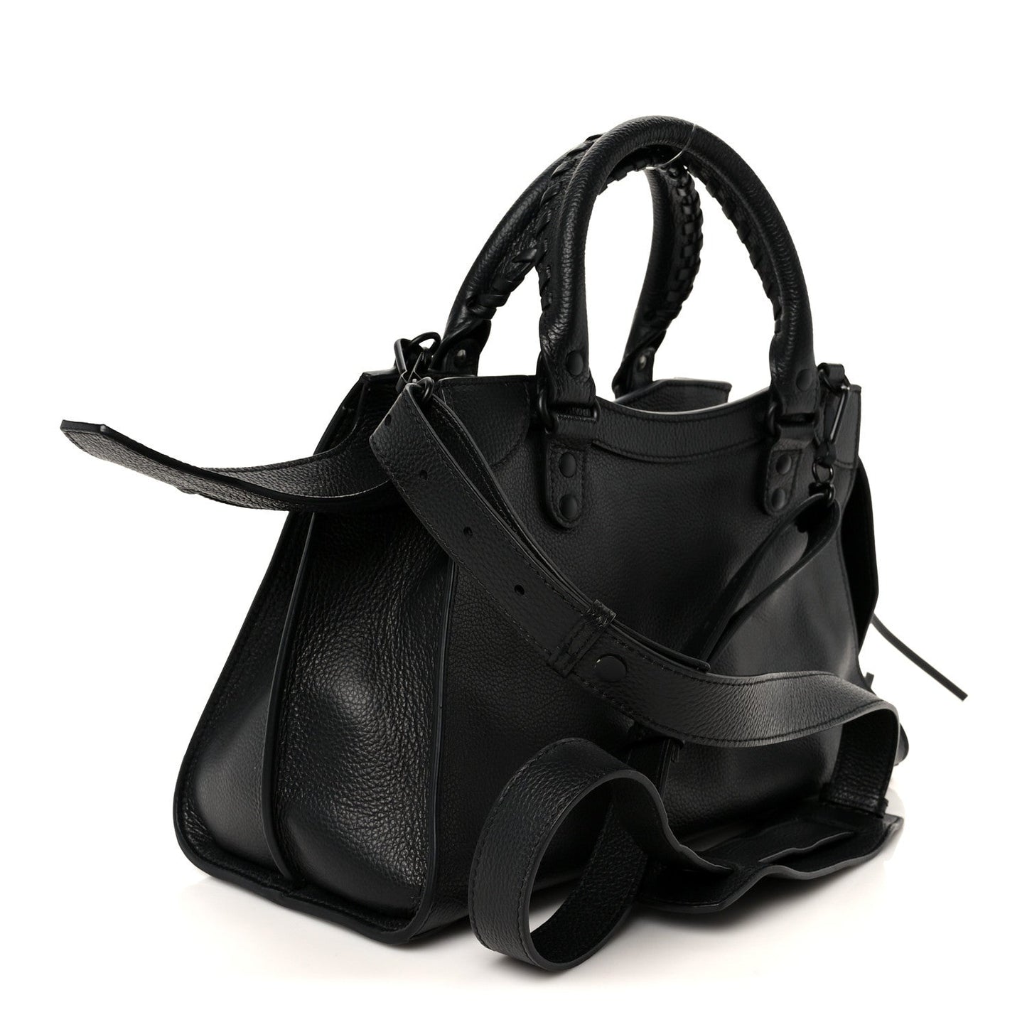 Grained Calfskin Neo Classic Black Hardware S City Black