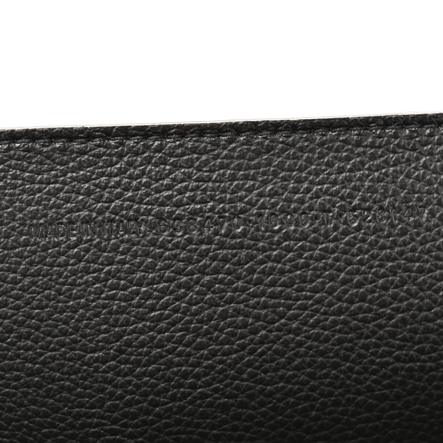 Grained Calfskin Neo Classic Black Hardware Medium City Black