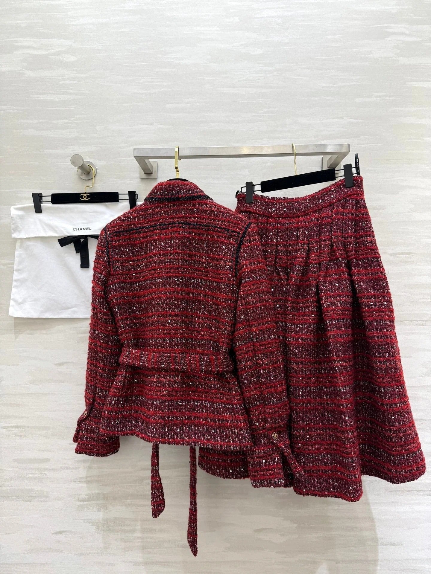 CHANEL 25S TWEED SUIT SET 633