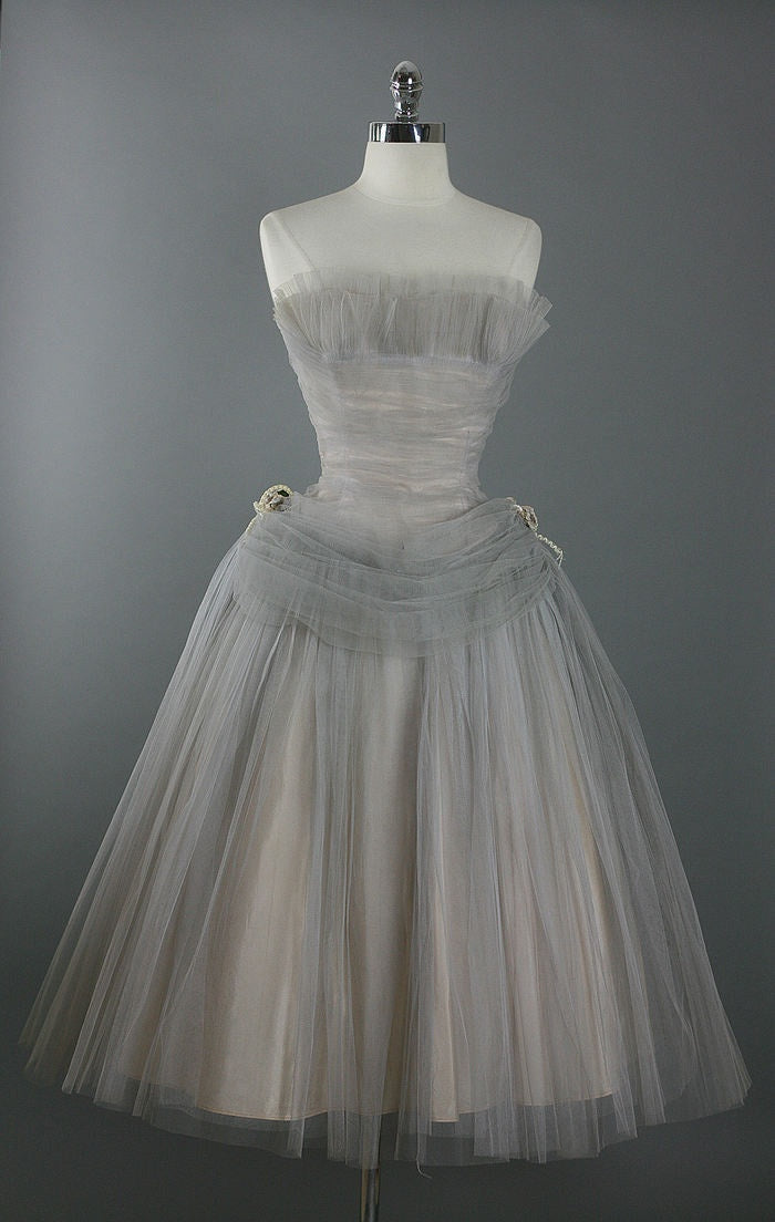 formaldressy--Gray Mid-Length Homecoming Dress Hoco Dresses gh5622