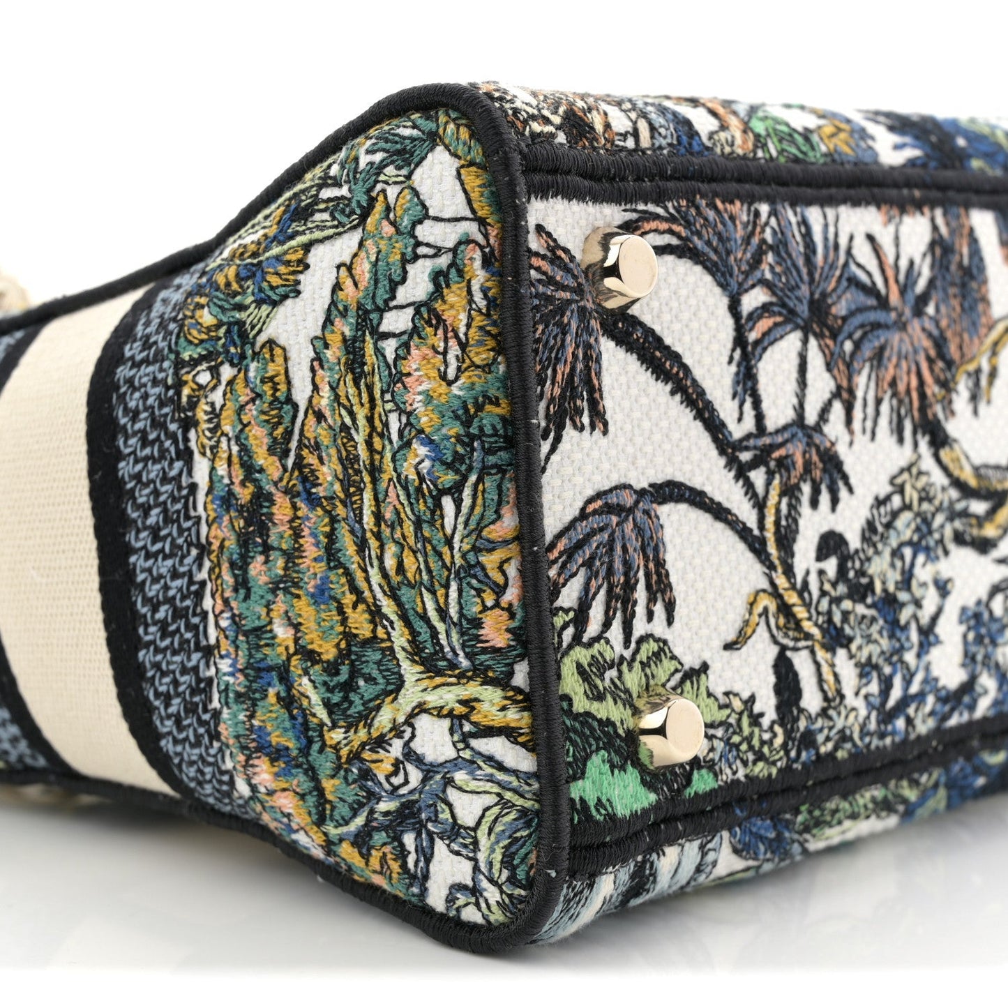 Canvas Embroidered Etoile de Voyage Medium Lady D-Lite Multicolor