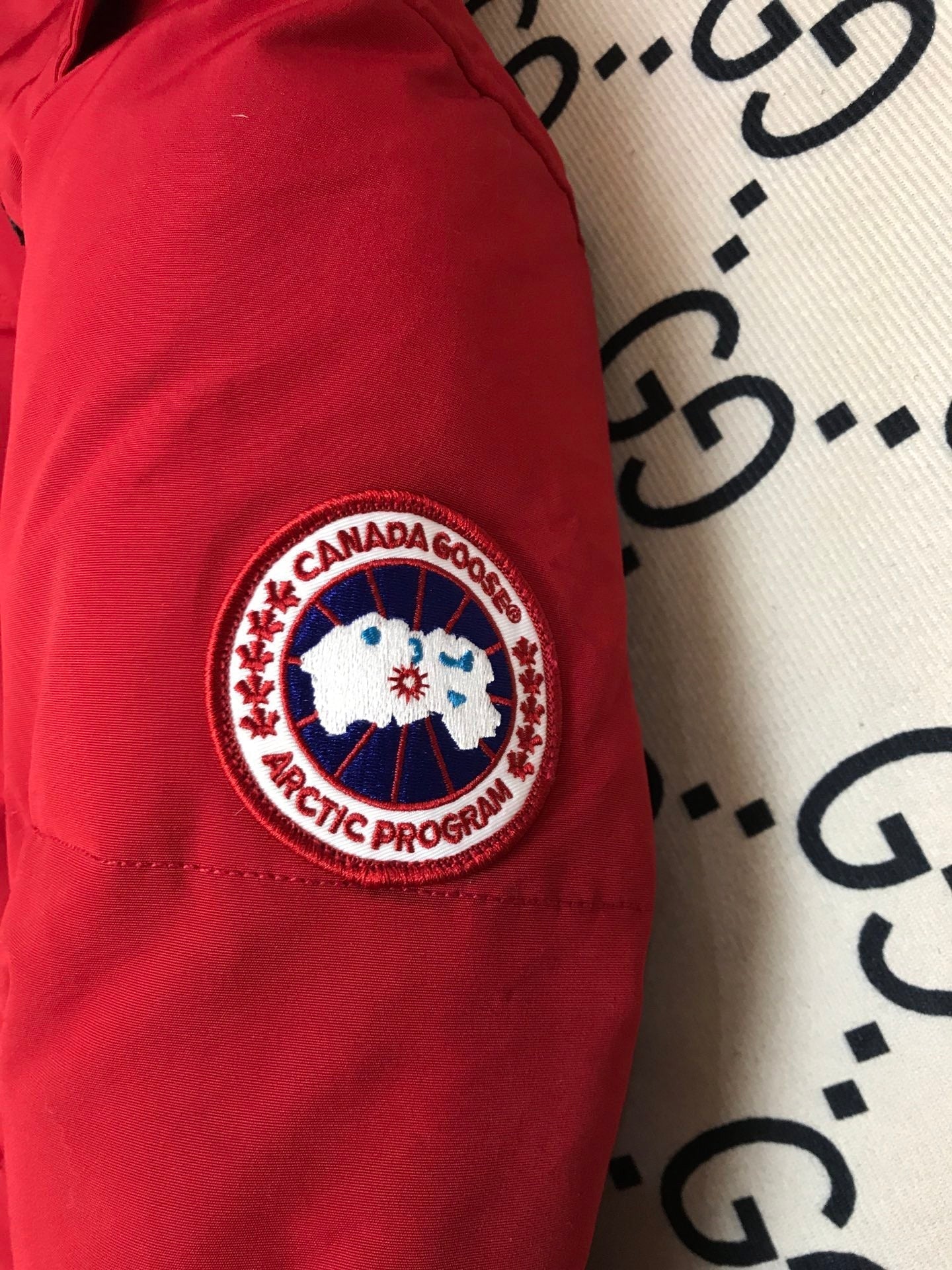C. Goose Jacket Red Polyester 0023