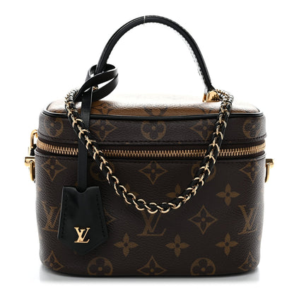 Reverse Monogram Vanity Chain Pouch
