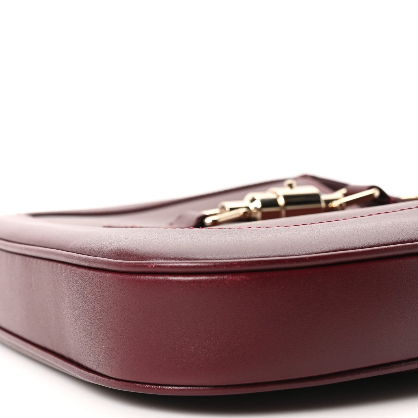 Ancora Calfskin Medium Jackie Shoulder Bag Rosso