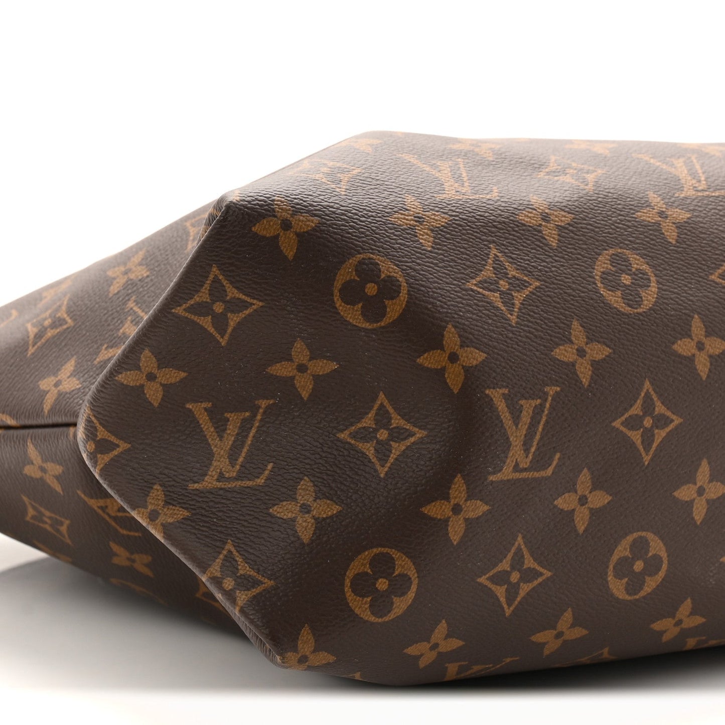 Monogram Flower Zipped Tote MM Bordeaux