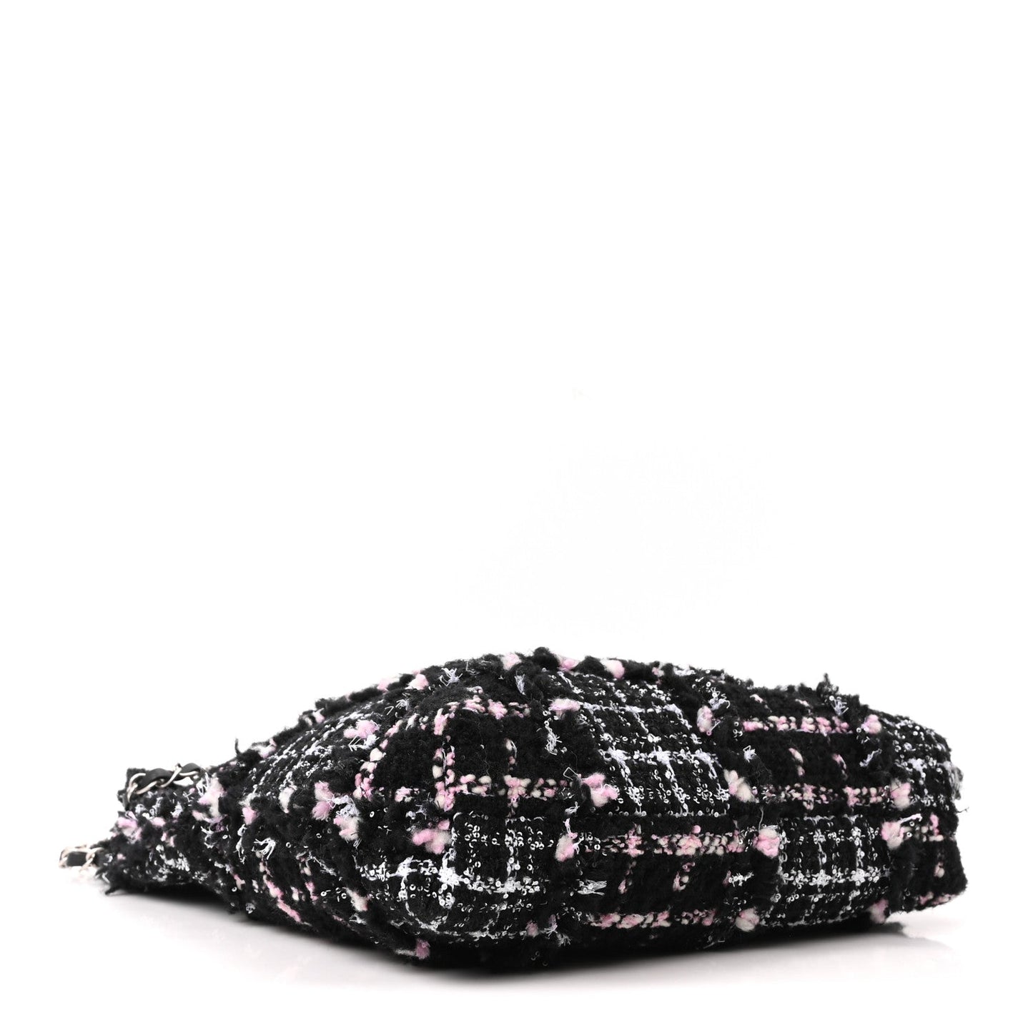 Tweed Patchwork Quilted Small Chanel 22 Black Pink White