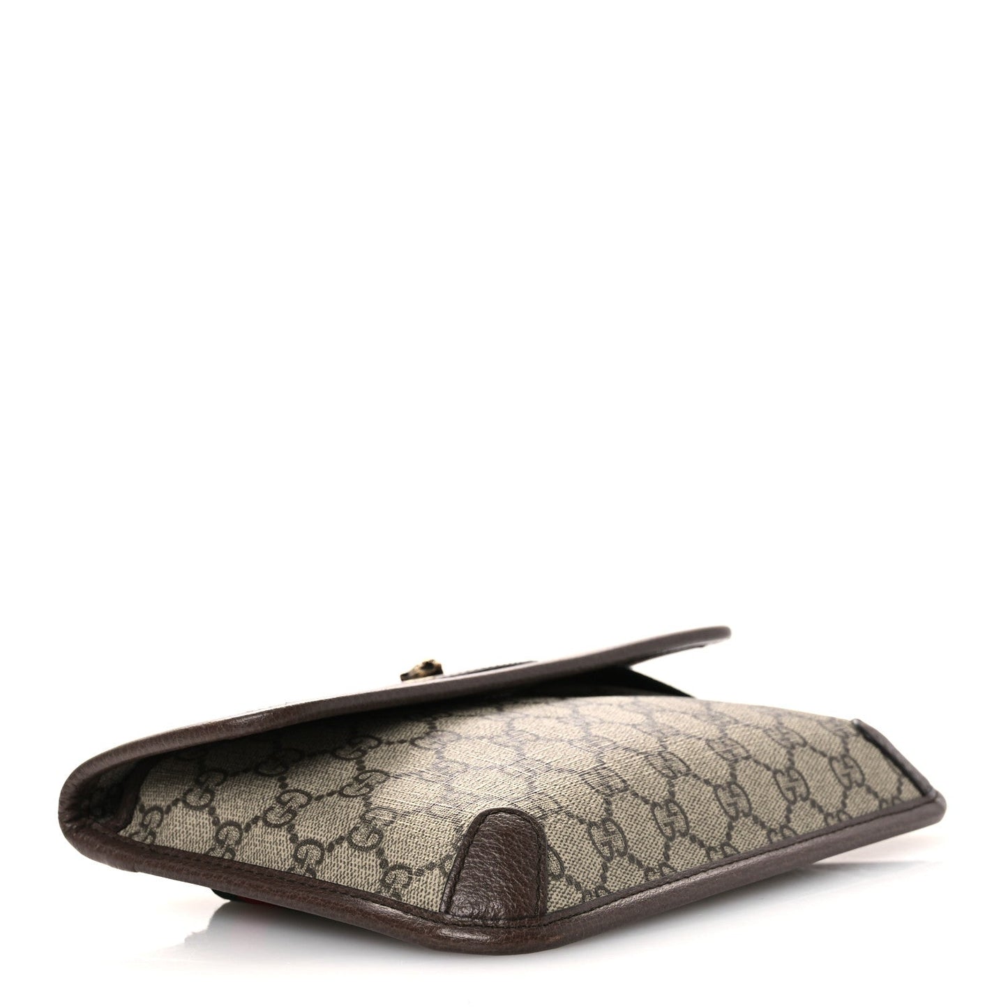 GG Supreme Monogram Neo Vintage Web Belt Bag Brown