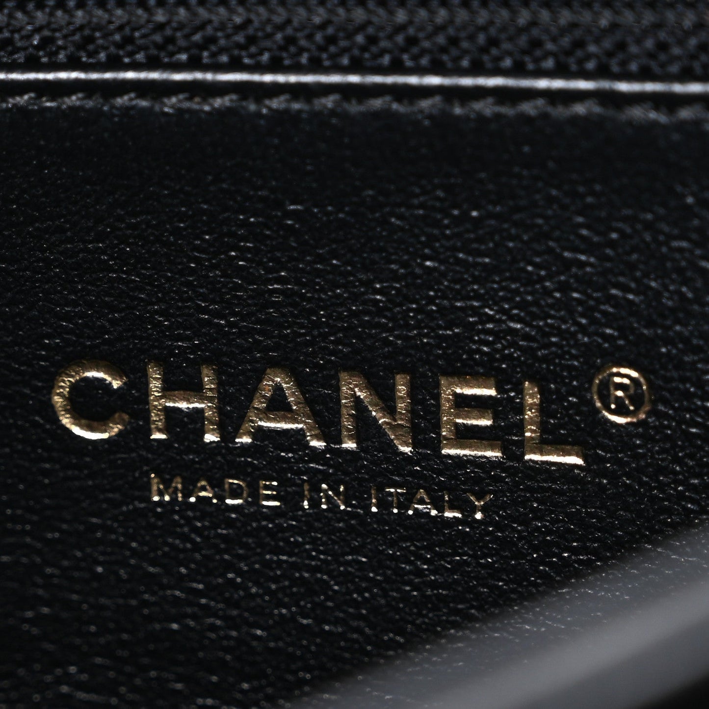 Lambskin Chevron Quilted Medium Trendy CC Dual Handle Flap Bag Black