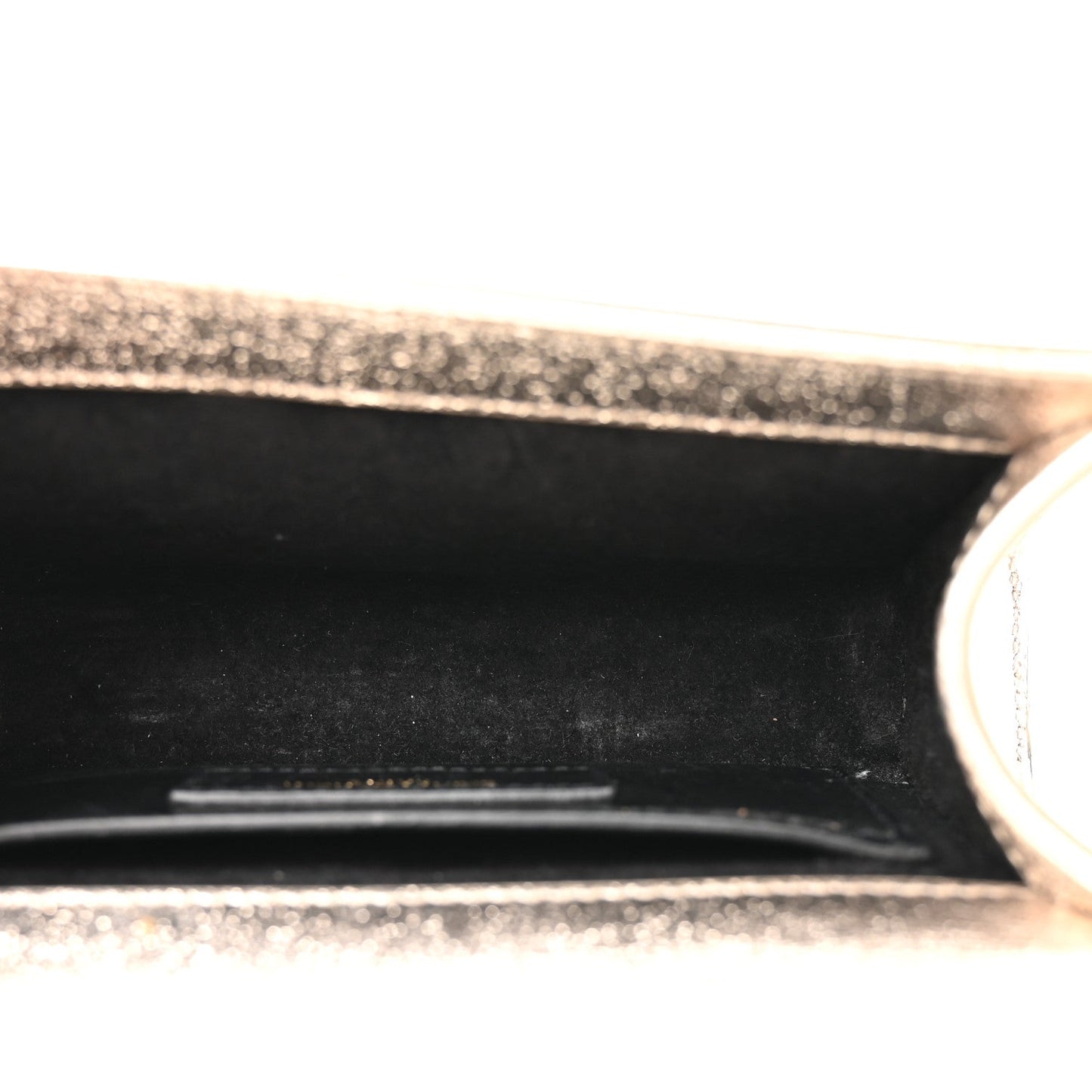 Metallic Calfskin Small Classic Monogram Kate Satchel Platine