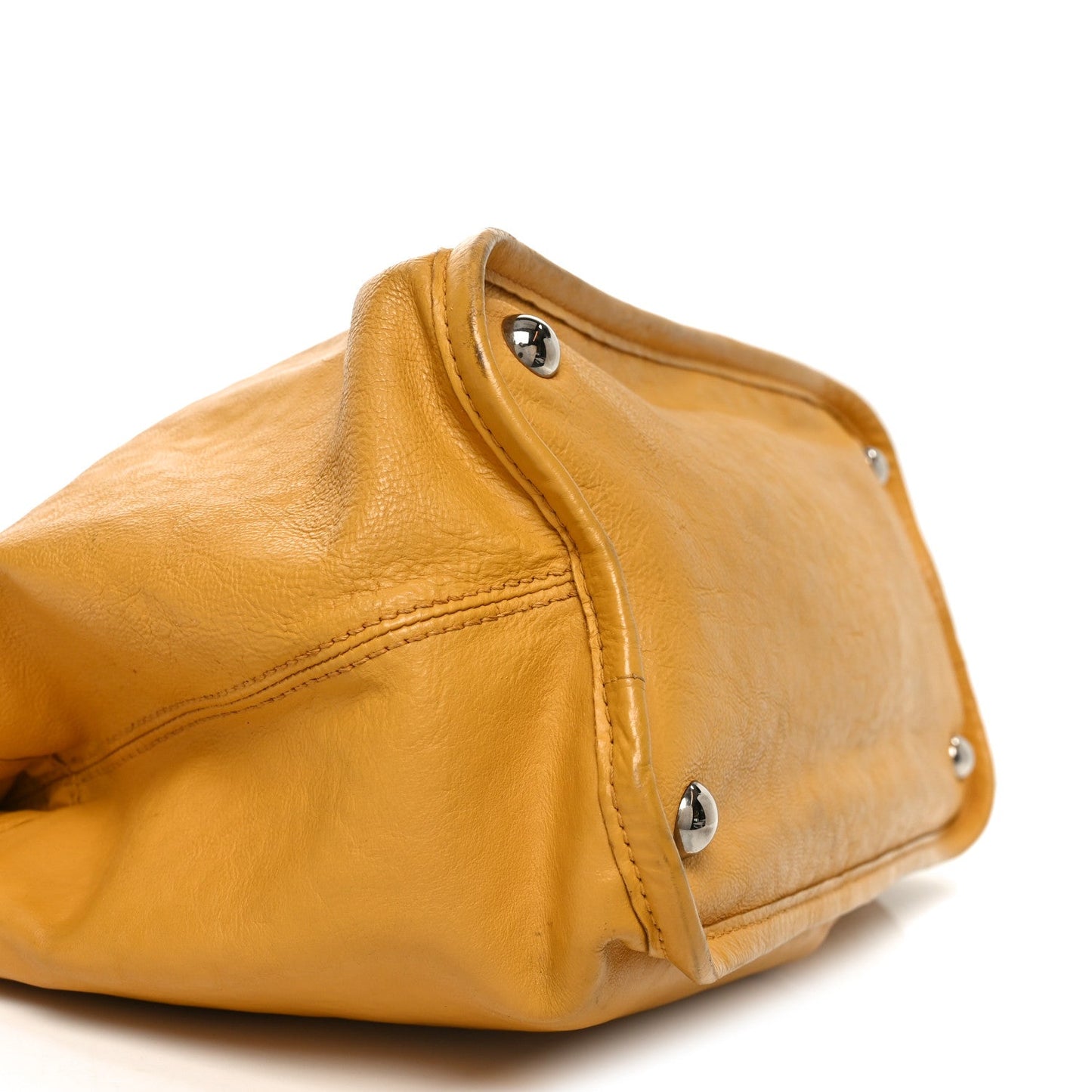 Calfskin Natural Beauty Tote Yellow
