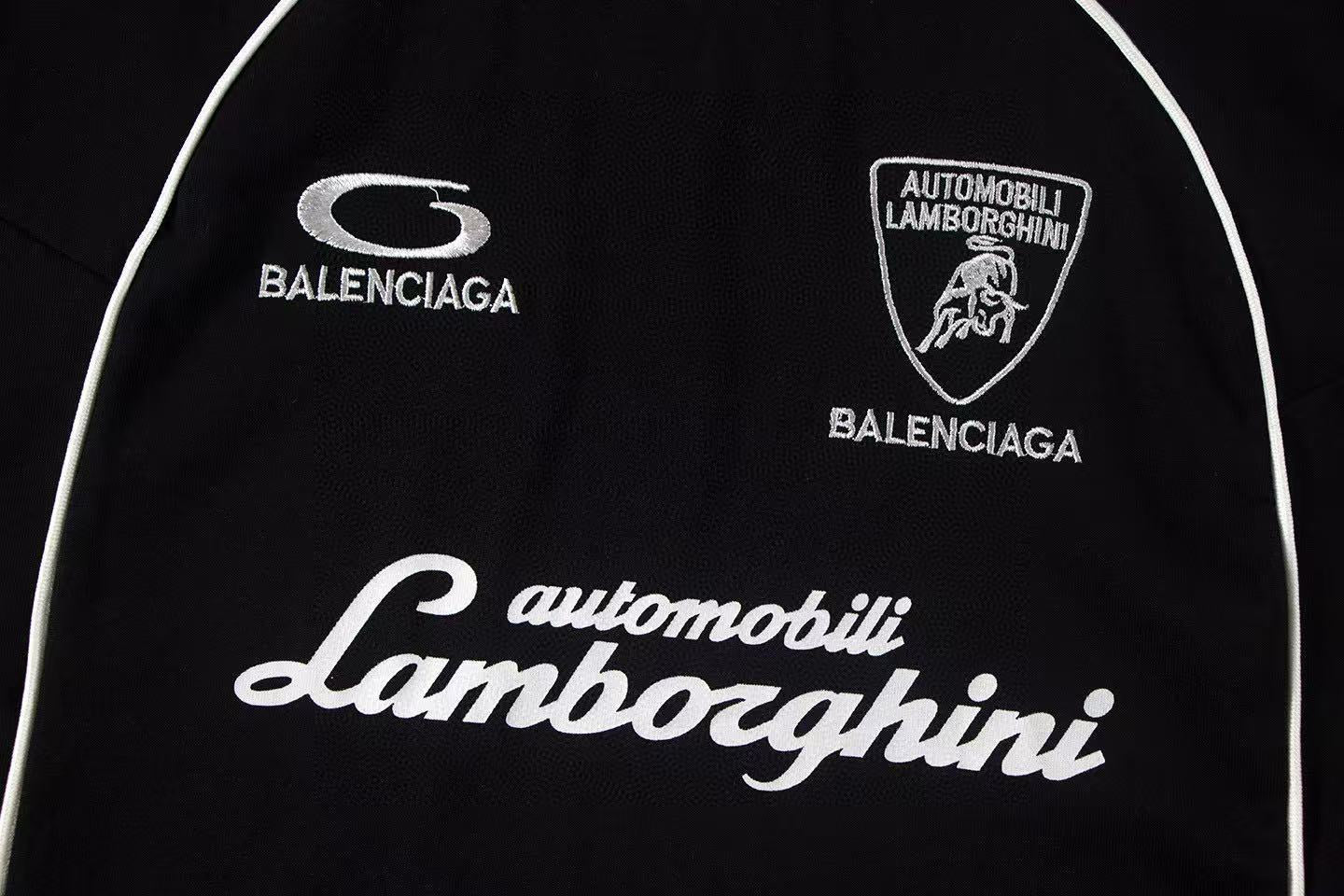Balenciaga Automobili Lamborghini Soccer T-shirt Cotton