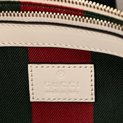 GG Supreme Monogram Emblem Large Tote Bag  Mystic White Oatmeal