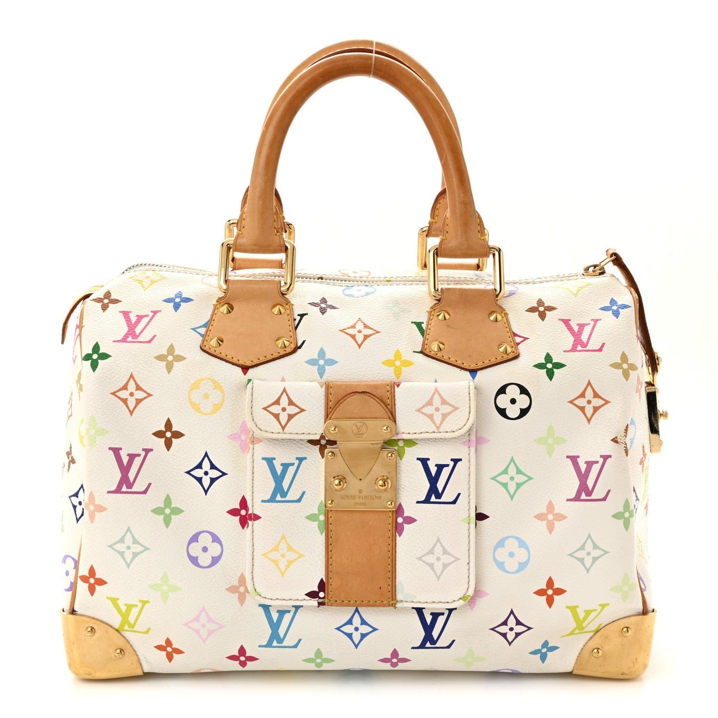 Monogram Multicolor Speedy 30 White