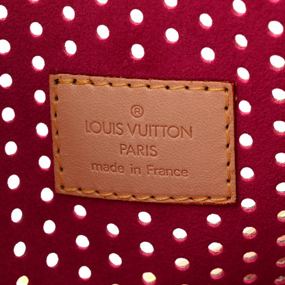 Monogram Perforated Speedy 30 Fuchsia