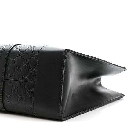 Guccissima Signature Briefcase Black