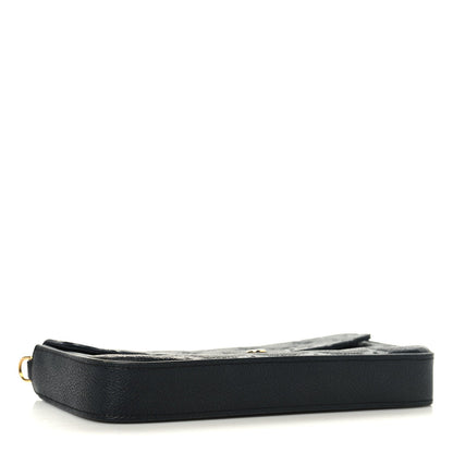 Empreinte Pochette Felicie Chain Wallet Black