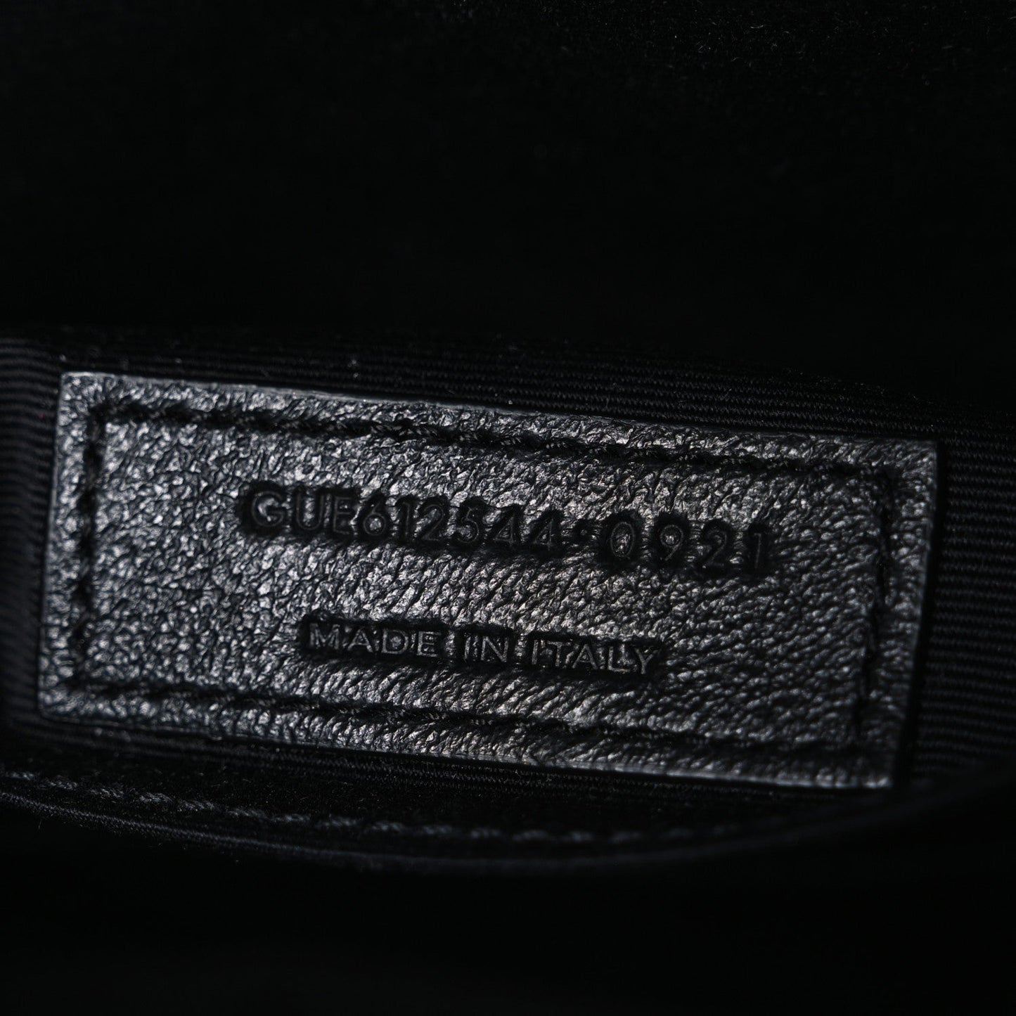 Calfskin Matelasse Monogram Lou Camera Bag Black