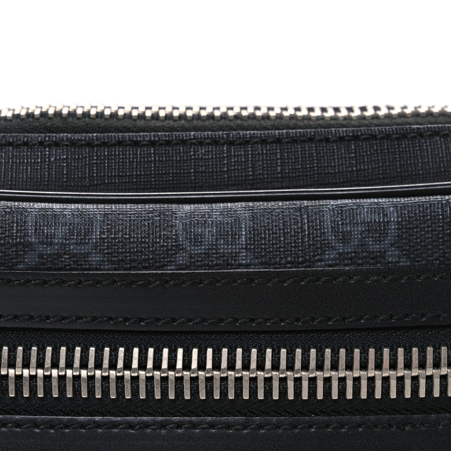 Soft GG Supreme Monogram Web Belt Bag Black Grey