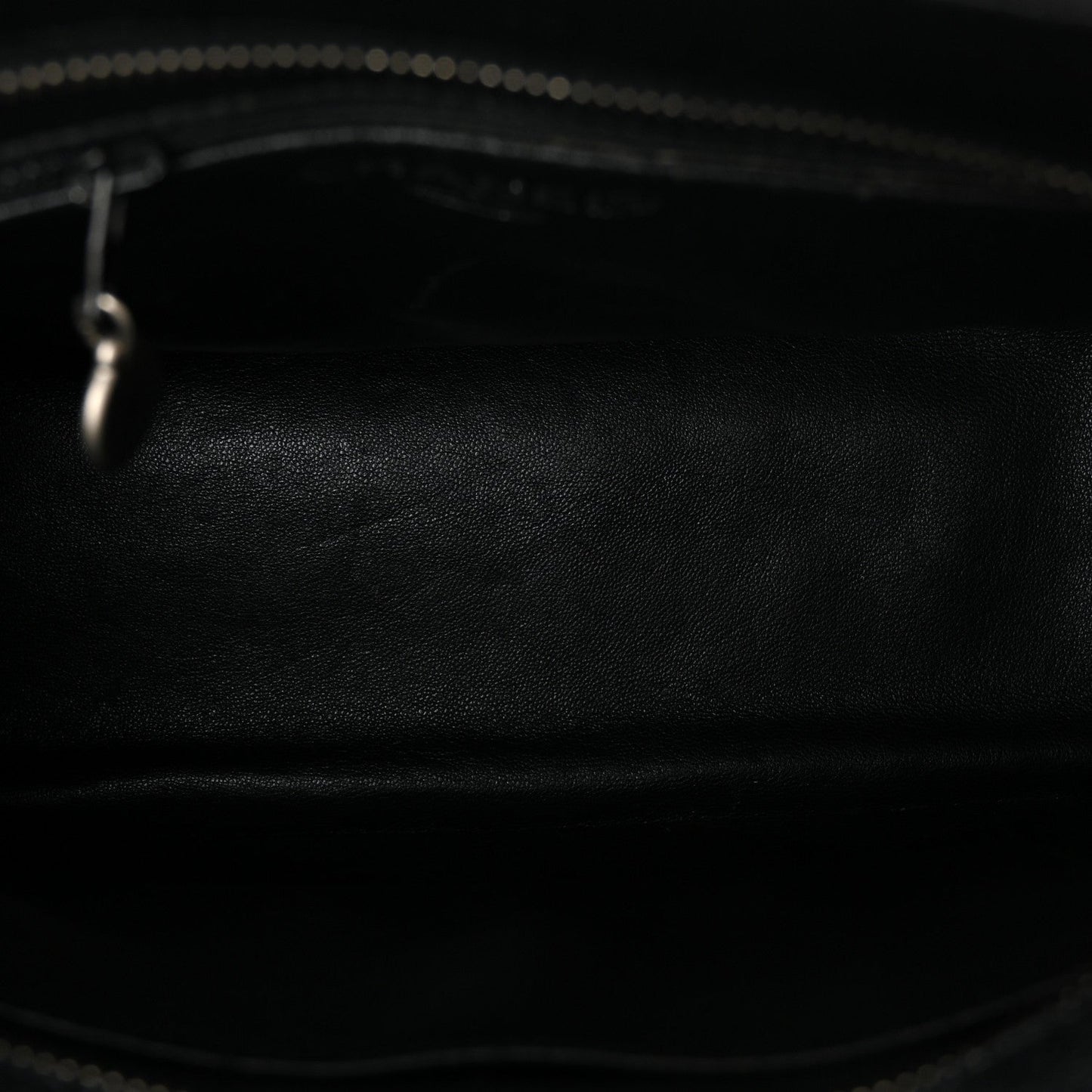 Caviar Quilted Medallion Tote Black