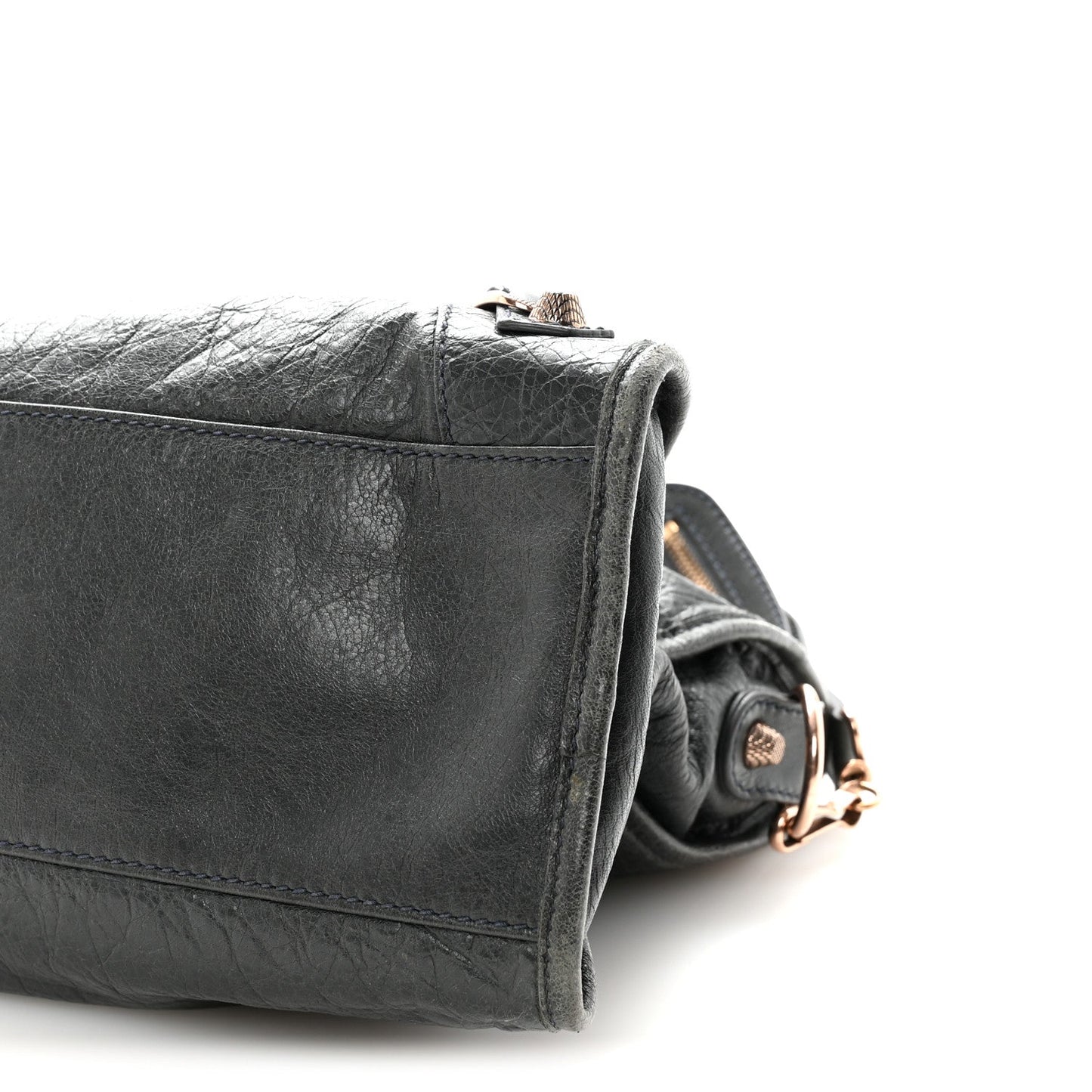 Agneau Giant 12 Rose Gold Hardware City Anthracite