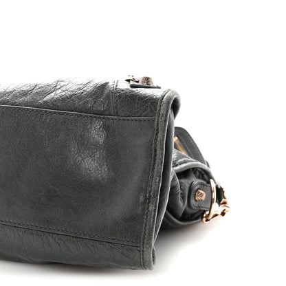 Agneau Giant 12 Rose Gold Hardware City Anthracite