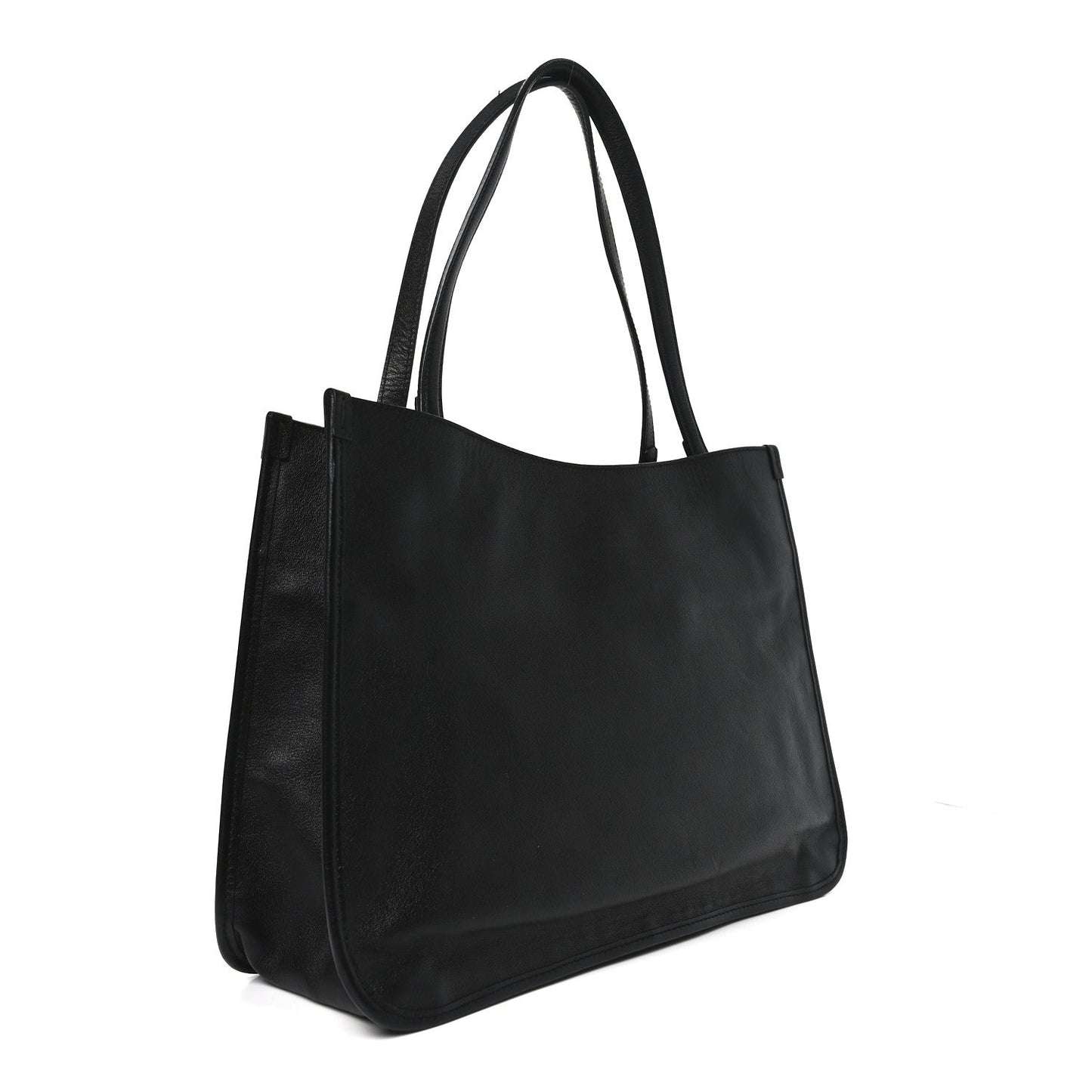 New Sakai Calfskin Lux Horsebit 1955 Tote Bag Black
