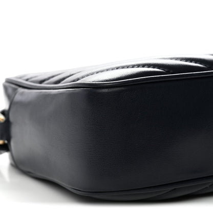 Calfskin Matelasse Monogram Lou Camera Bag Navy