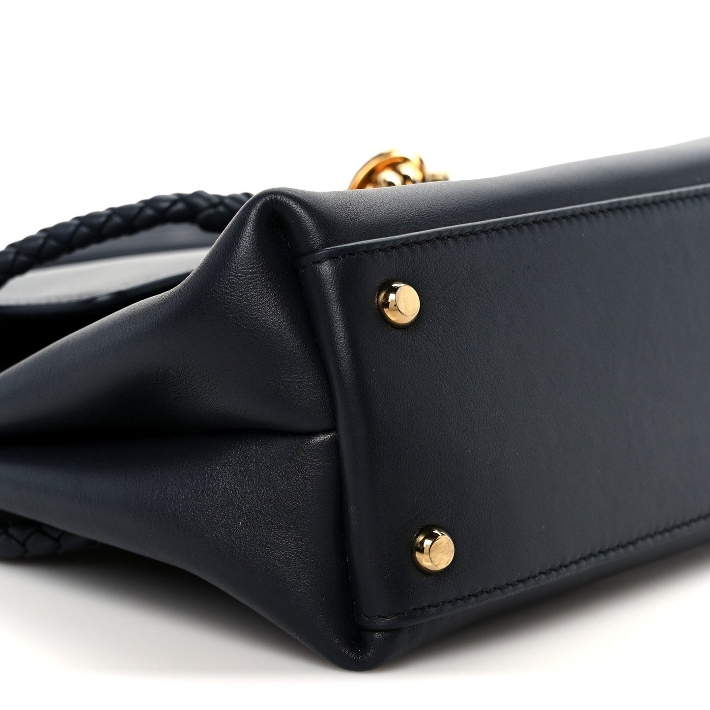 Silky Calfskin Small Ciao Ciao Black