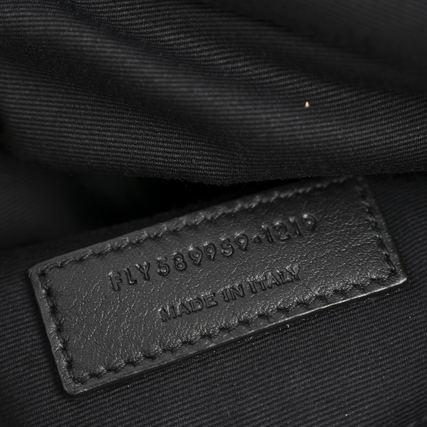 Calfskin Monogram Belt Bag Black