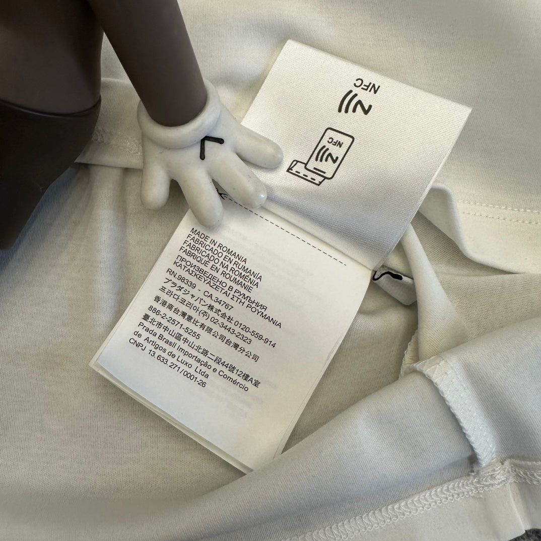 Miu SS26 Short-Sleeve T-Shirt Cotton 350883