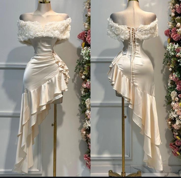 formaldressy--Homecoming dress with ruffled short satin gh5510