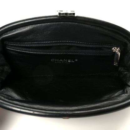 Lambskin Quilted Timeless Clutch Black