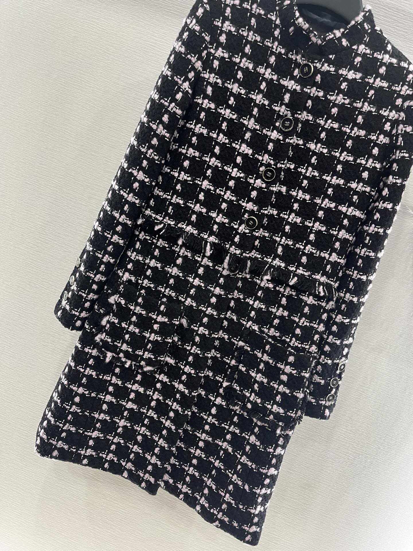 CHANEL WOOL LONG DRESS COAT STYLE 268