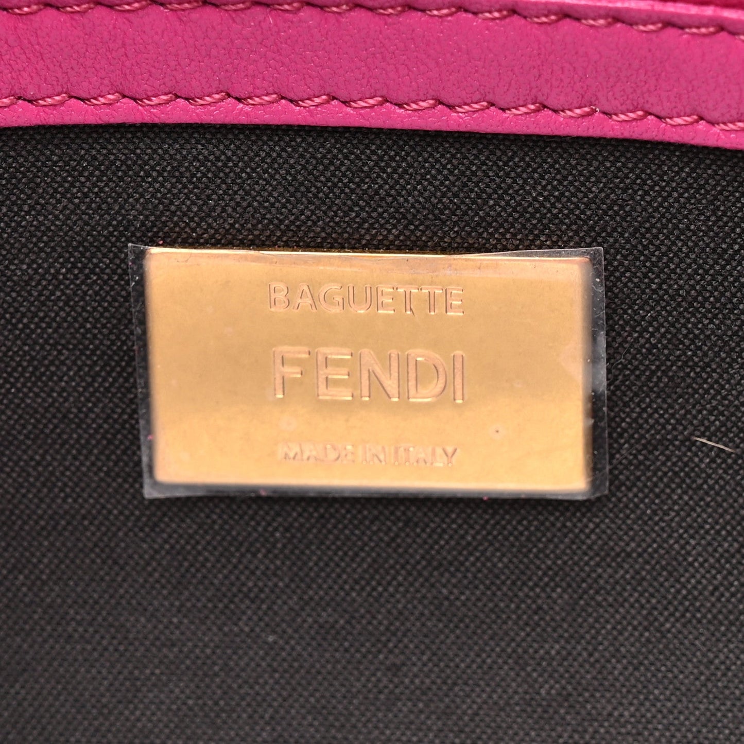 Nappa FF 1974 Embossed Baguette Ciclamino Pilar