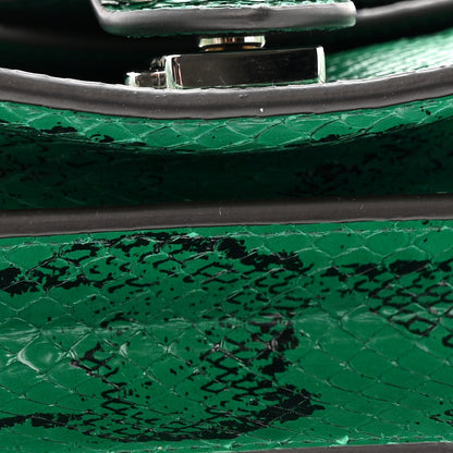 Snakeskin Small Dionysus Shoulder Bag Green