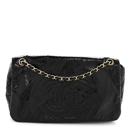 Vinyl Medium Rock and Chain Flap Black
