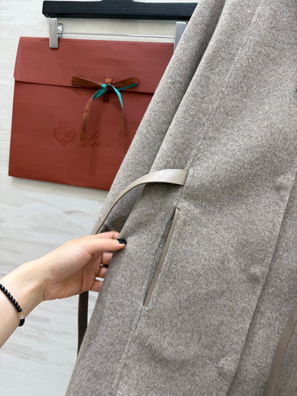 LP 25 Salzburg Cape Coat Naturale Brown Cashmere 319368