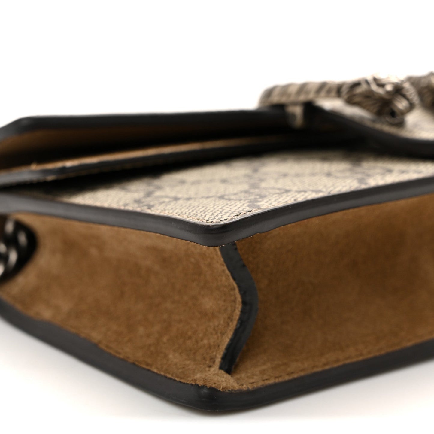 GG Supreme Monogram Super Mini Dionysus Shoulder Bag Taupe