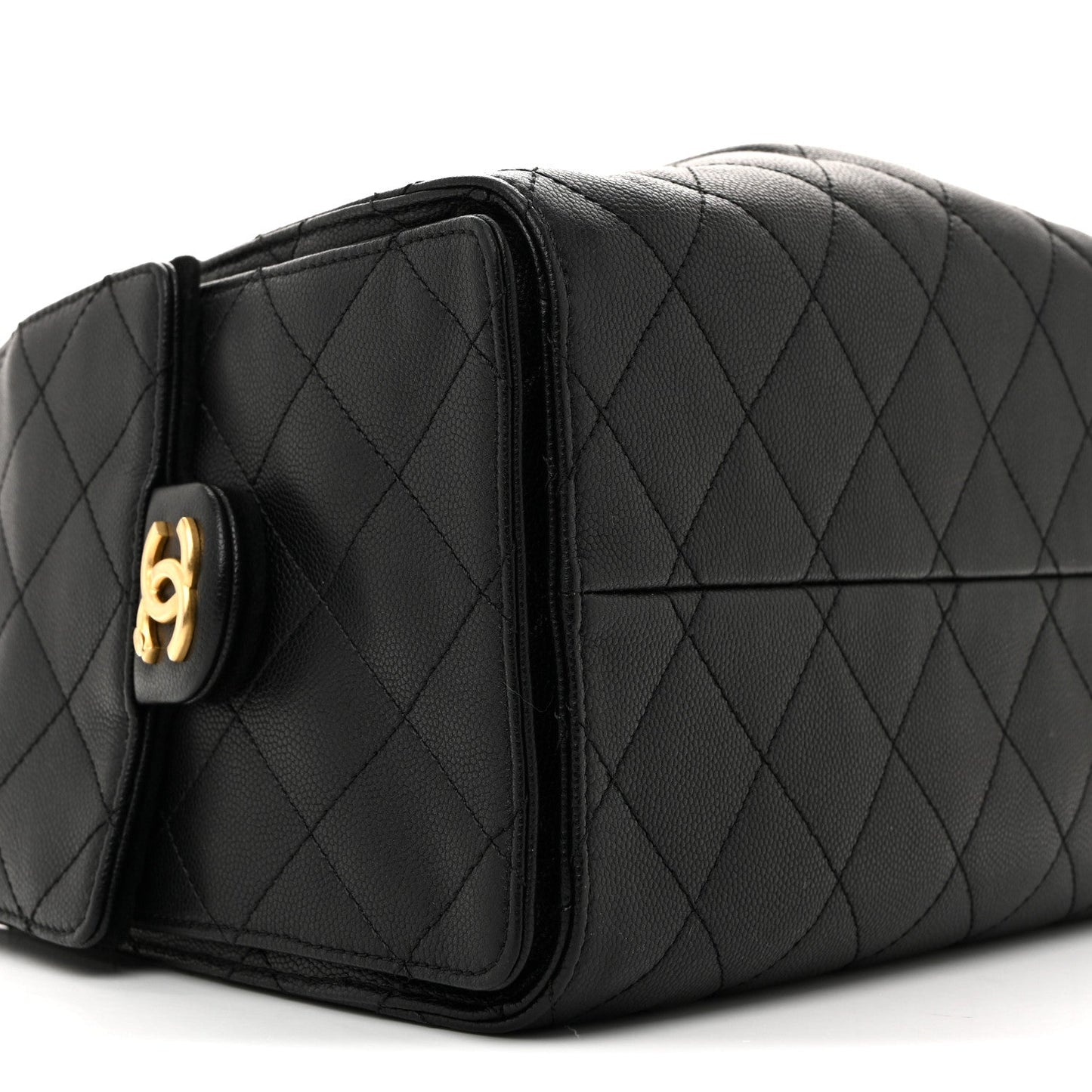 Caviar Quilted Small Chanel 25 Handbag Black