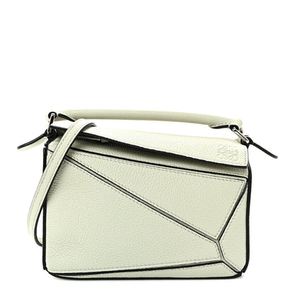 Calfskin Mini Puzzle Bag Light Celadon