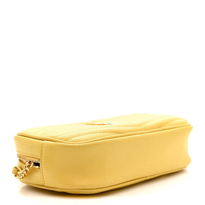 Grain De Poudre Matelasse Monogram Mini Lou Camera Bag Sunflower