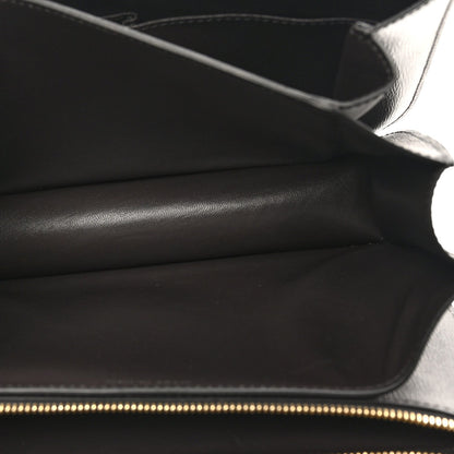 Liege Calfskin Medium Classic Box Flap Bag Liquorice