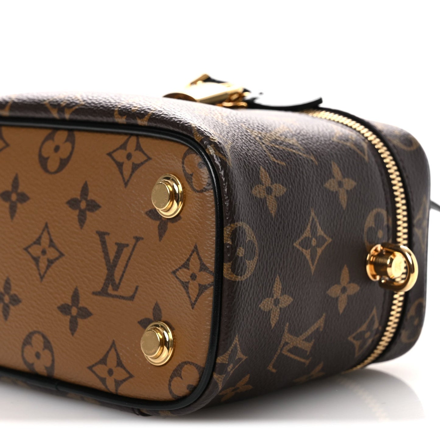 Reverse Monogram Vanity Chain Pouch