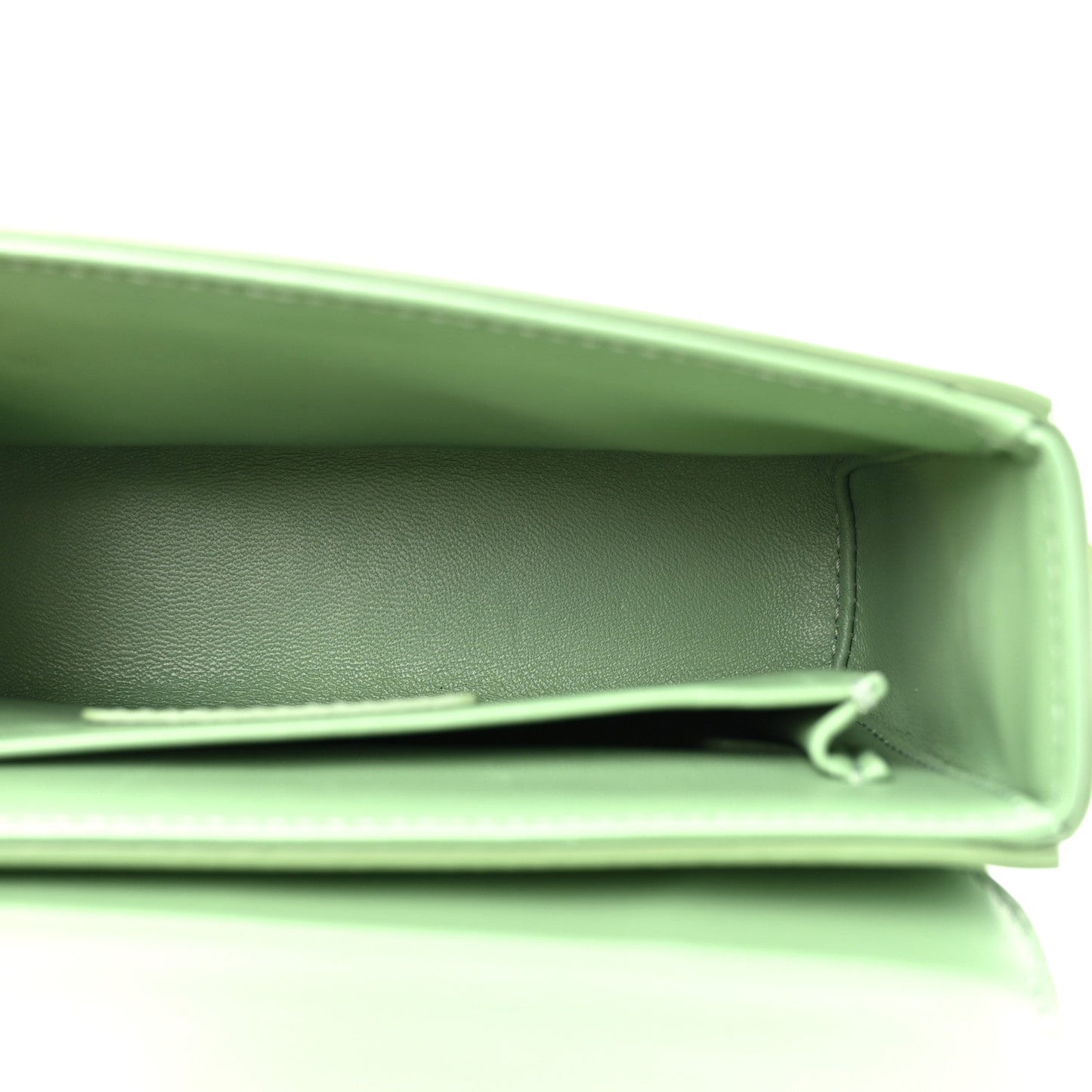 Box Calfskin 30 Montaigne Box Bag Mint Green