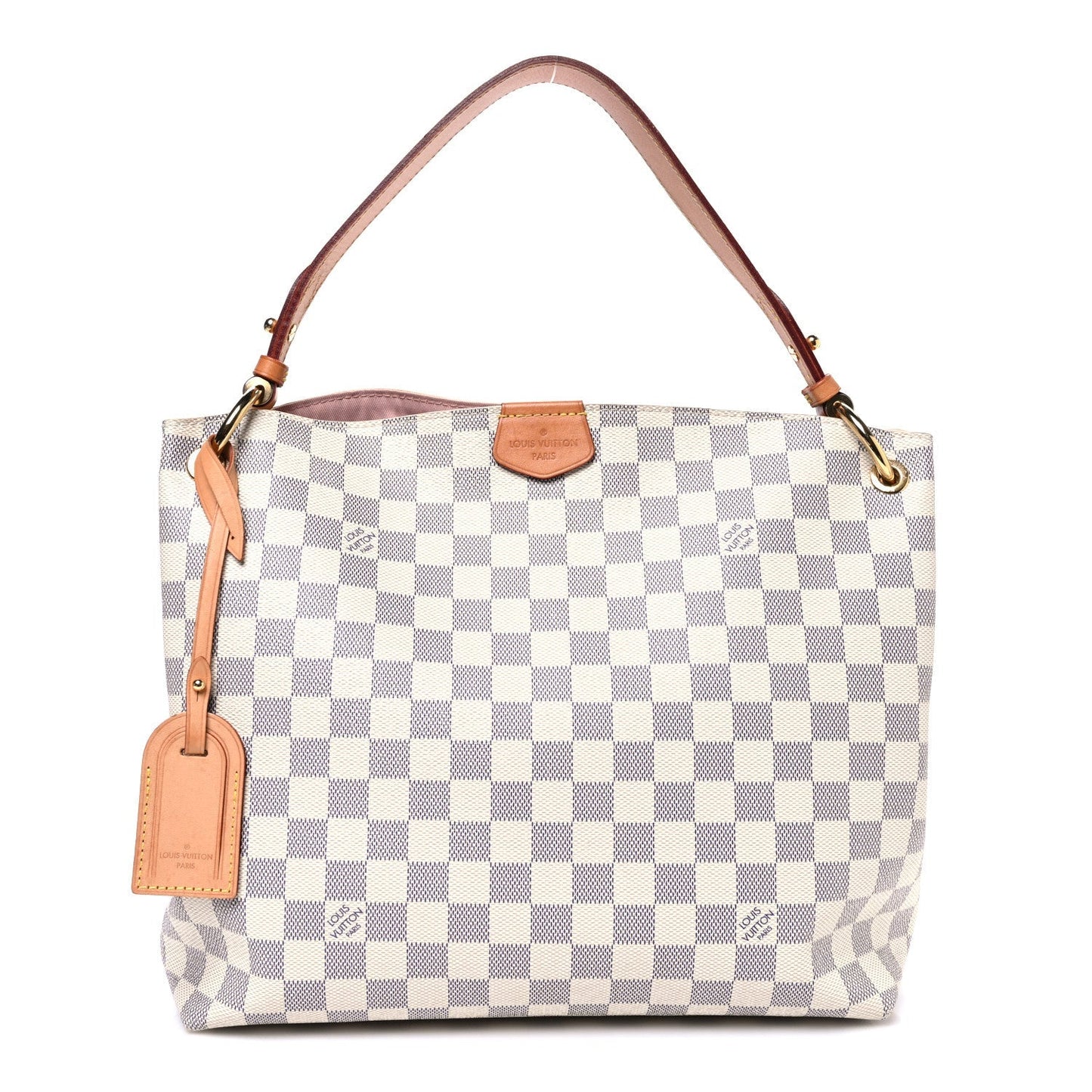 Damier Azur Graceful PM Rose Ballerine